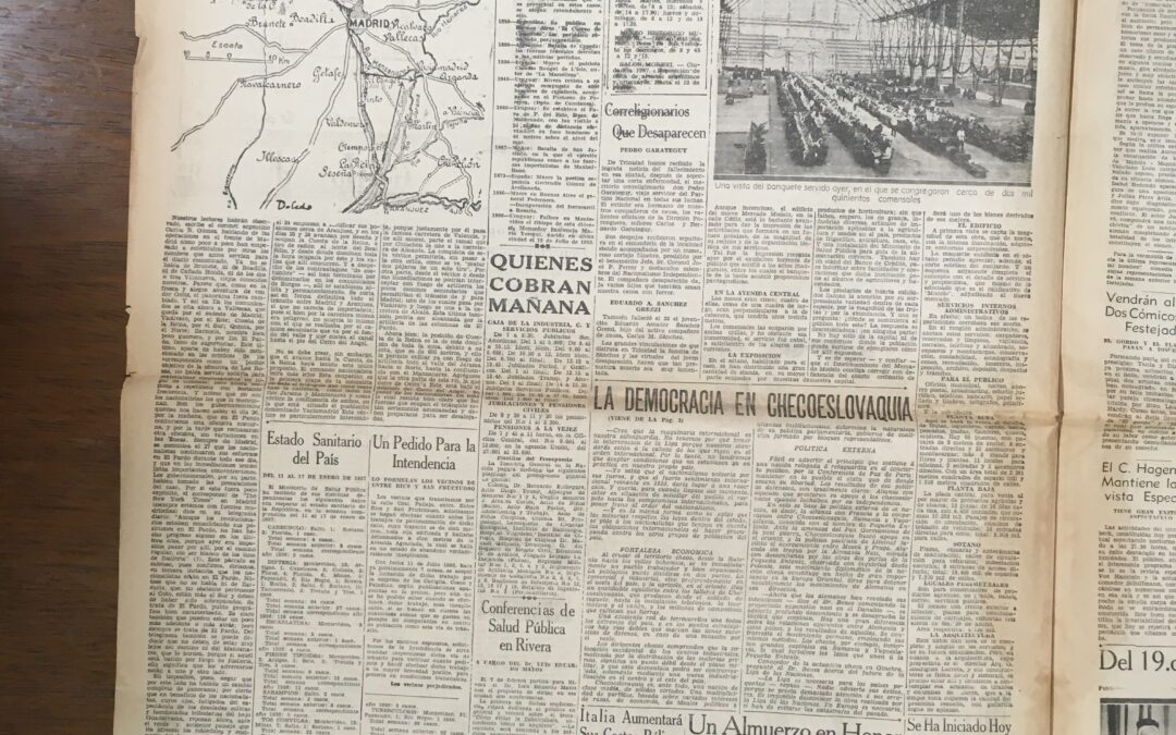 Diario El Plata, Montevideo. 1937/02/01. «Fue Extraordinario El Acto Inaugural Del Mercado Modelo»