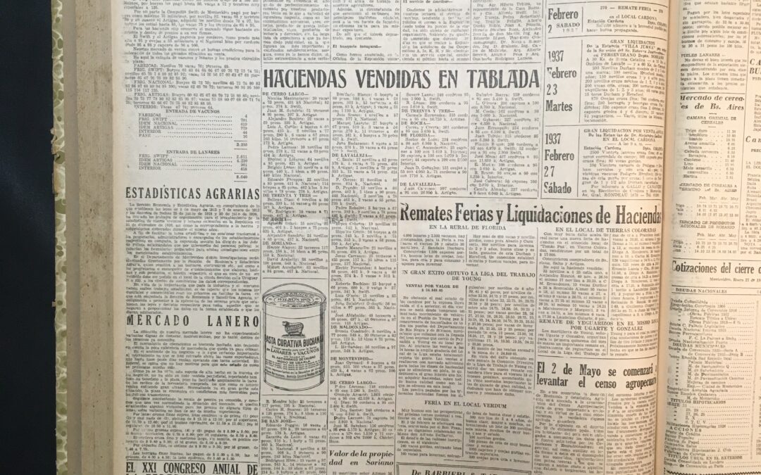 Diario El Debate, Montevideo. 1937/01/28. «LA EXPOSICION NAL. DE AGRICULTURA SERA UN ALTO EXPONENTE DE LA RIQUEZA AGRICOLA DEL PAIS»