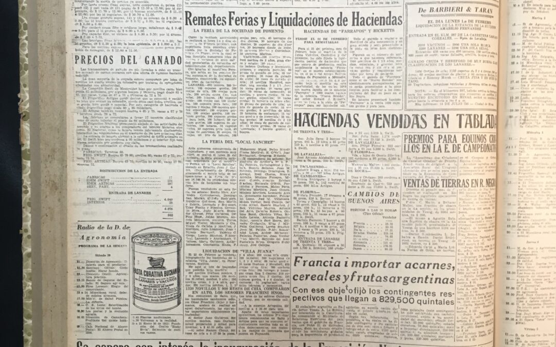 Diario El Debate, Montevideo. 1937/01/30. «Se espera con interés la inauguración de la Exposición Nacional de Agricultura»