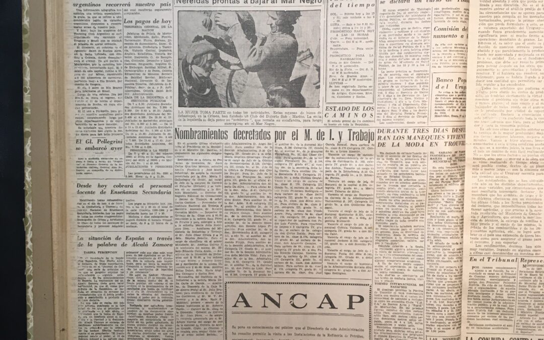 Diario El Debate, Montevideo. 1937/02/04. «Se clausura hoy la Exposición Nacional de Agricultura»