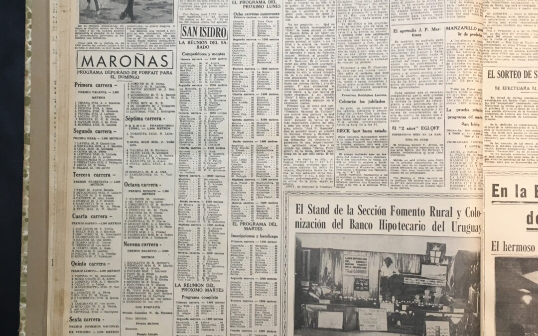 Diario La Mañana, Montevideo. 1937/02/04. «El Stand de la Sección Fomento Rural y Colonización del Banco Hipotecario del Uruguay»