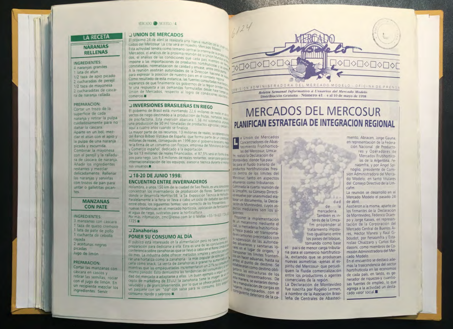 «MERCADO MODELO. Boletín Semanal Informativo a Usuarios del Mercado Modelo» Número 41