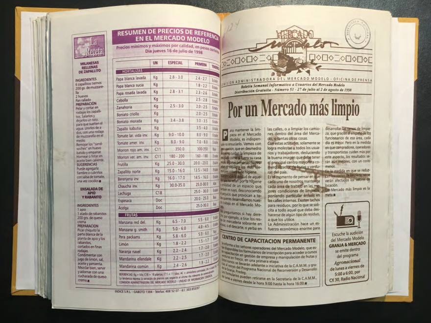 «MERCADO MODELO. Boletín Semanal Informativo a Usuarios del Mercado Modelo» Número 51