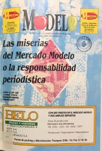 «MERCADO MODELO. REVISTA DE LA COMISION ADMINISTRADORA DEL MERCADO MODELO» Año 2. Nº 20/JUNIO