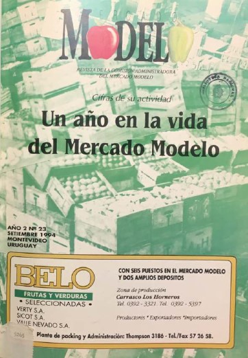 «MERCADO MODELO. REVISTA DE LA COMISION ADMINISTRADORA DEL MERCADO MODELO» Año 2. Nº 23/SETIEMBRE